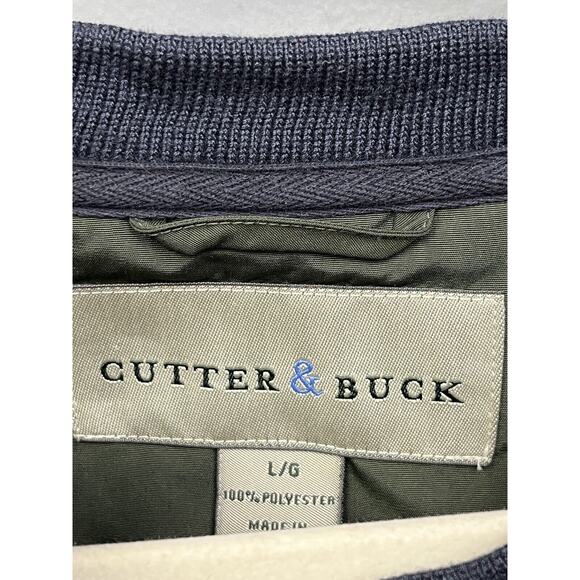 Cutter and Buck Golf Pullover Mens Large V Neck Green Scottish Embroidered - Picture 4 of 8